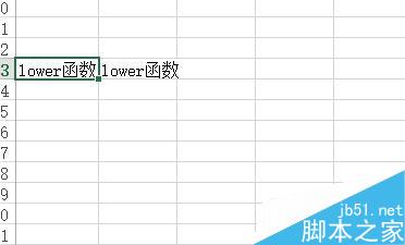 在Excel中如何将文本转换为小写形式?1