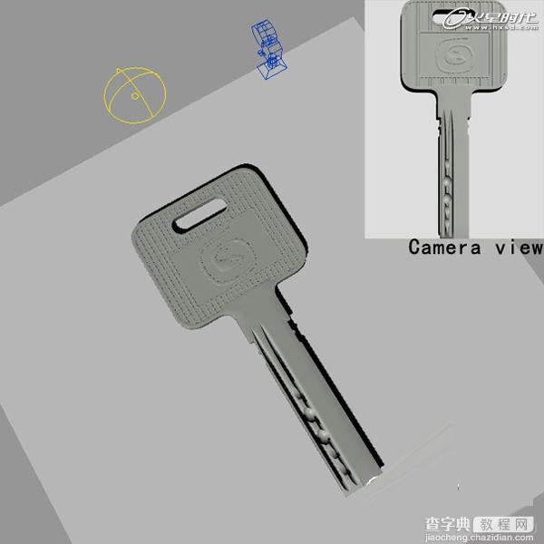 如何利用3DSMAX制作一把逼真的锈蚀金属钥匙3