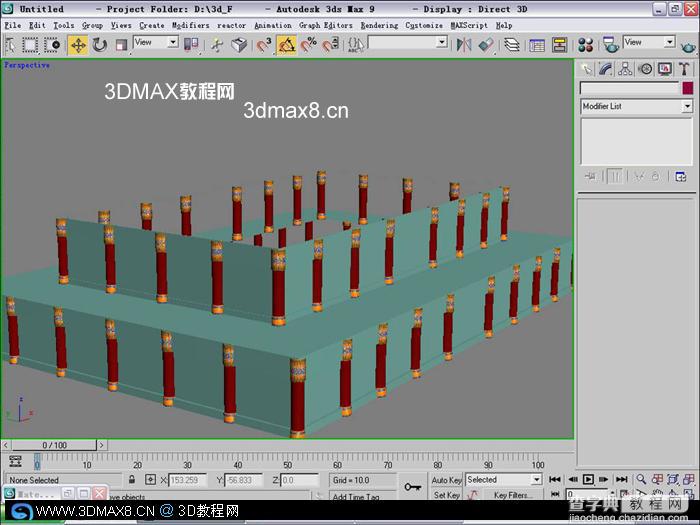 高精度古建筑宫殿 - 3DMAX制作教程(一)15