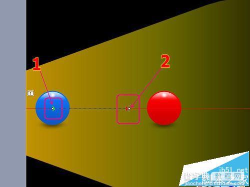 PPT怎么制作模拟两个小球弹性碰撞实验?6