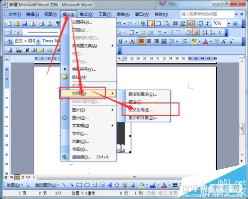 word2003交叉引用功能怎么用于图注?3