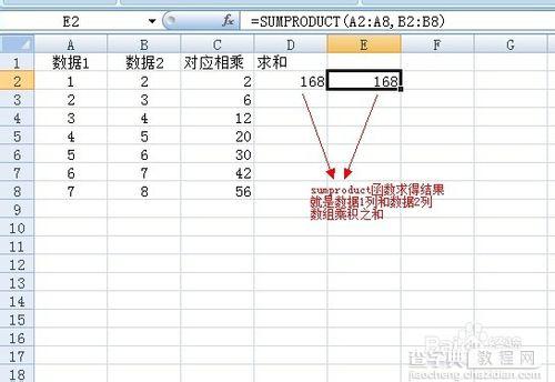 excel sumproduct函数的使用方法及实例4