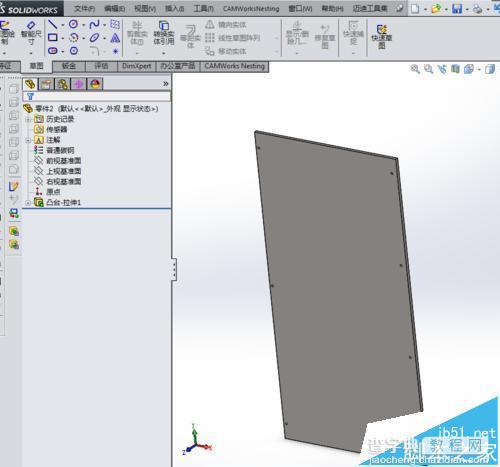 CAD图形怎么导入solidworks并转化为三维模型？3