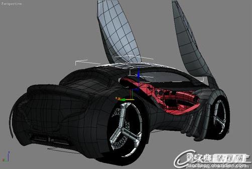 3Dsmax制作的“中国风”概念型跑车15