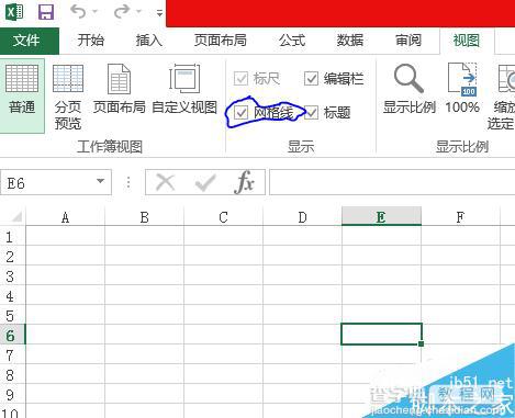 excel表格中的网格线怎么取消掉?3