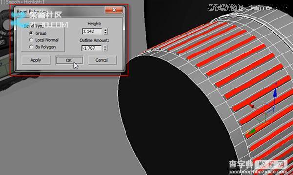 3dsmax制作数码单反照相机建模教程83