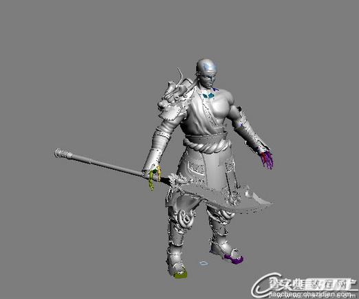 3DS Max教程:塑造网络游戏人物角色22