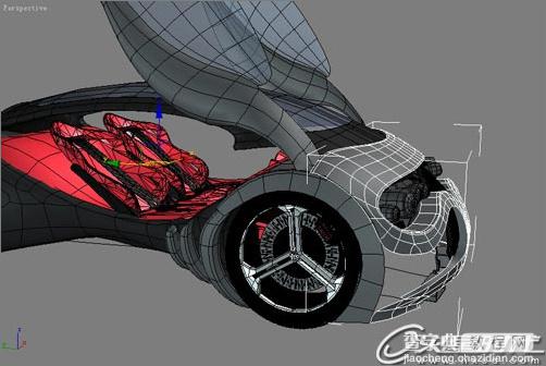 3Dsmax制作的“中国风”概念型跑车16