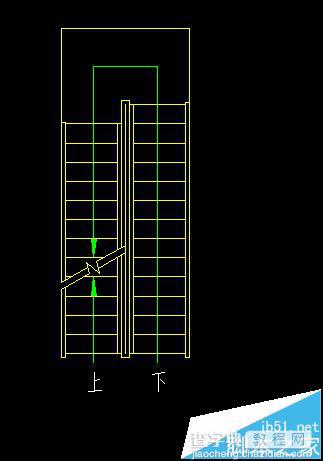 CAD怎么绘制室内楼梯的平面图?4