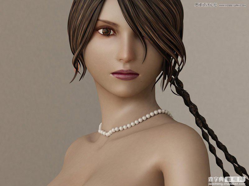 3ds Max打造3D游戏绝色美女Lulu25