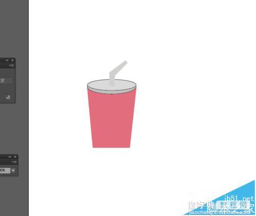 AI怎么绘制一个饮料杯的图标?6