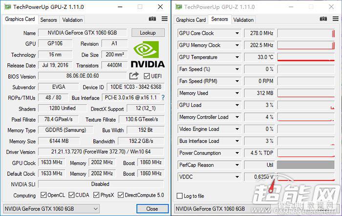 EVGA GeForce GTX 1060 FTW+GAMING显卡评测和拆解图36