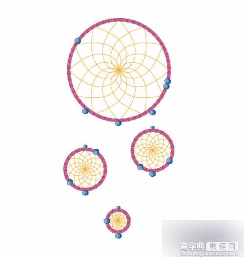 AI绘制文艺漂亮的编制挂件29