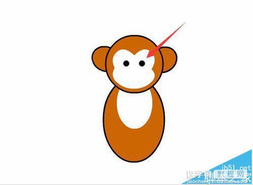 flash怎么制作一个可爱的卡通猴子?10
