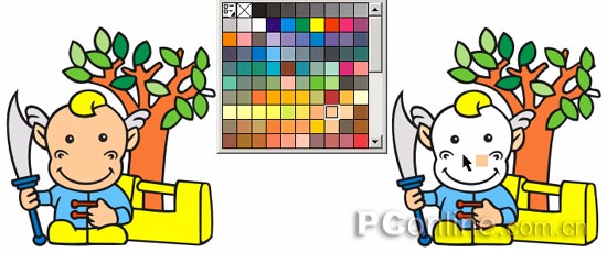 CorelDRAW 12笔刷与色彩填充方面的知识详解25