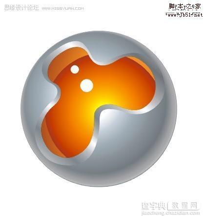 Coreldraw 绘制3D质感图标1