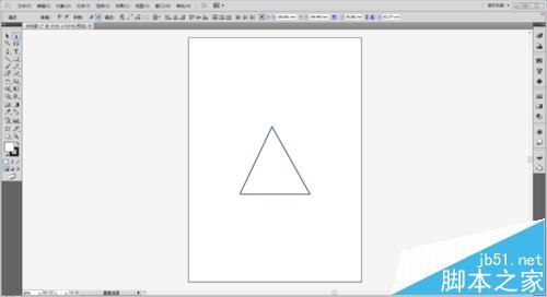 Illustrator CS5怎么使用连接和平均命令画等腰三角形?7