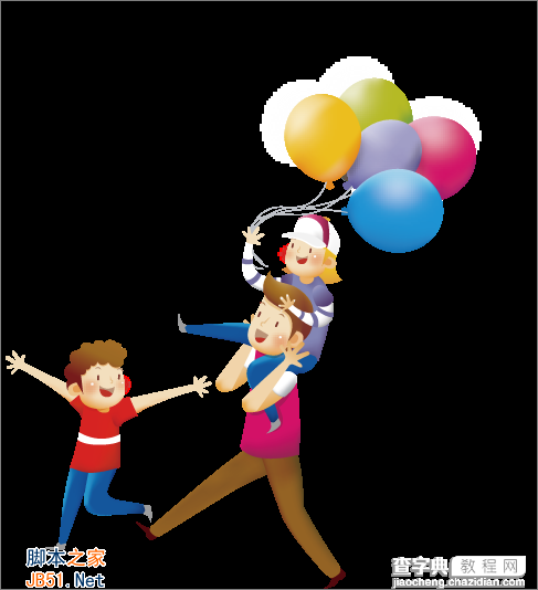 Illustrator(AI)CS2设计绘制欢乐的六一儿童节主题海报实例教程2