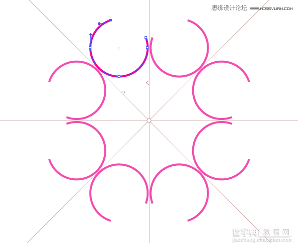 AI结合MirrorMe插件绘制典雅时尚的欧式复古立体花纹对称图案9