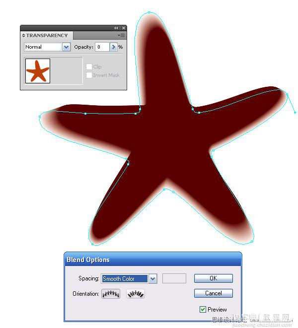 Illustrator鼠绘教程：绘制真实立体的海星65