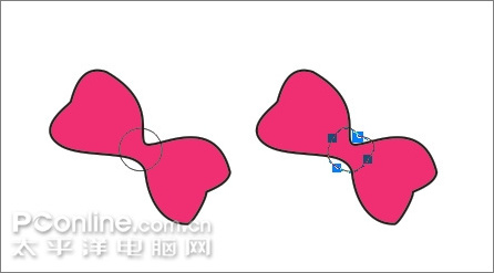 Coreldraw教程：绘制可爱的情侣QQ企鹅29