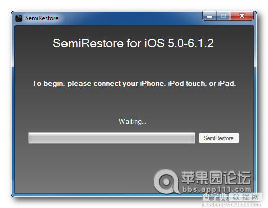 ios苹果刷机恢复神器semi-restore图文使用教程6