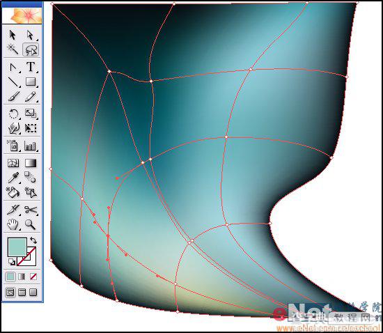 Illustrator CS教程：网格工具应用方法8