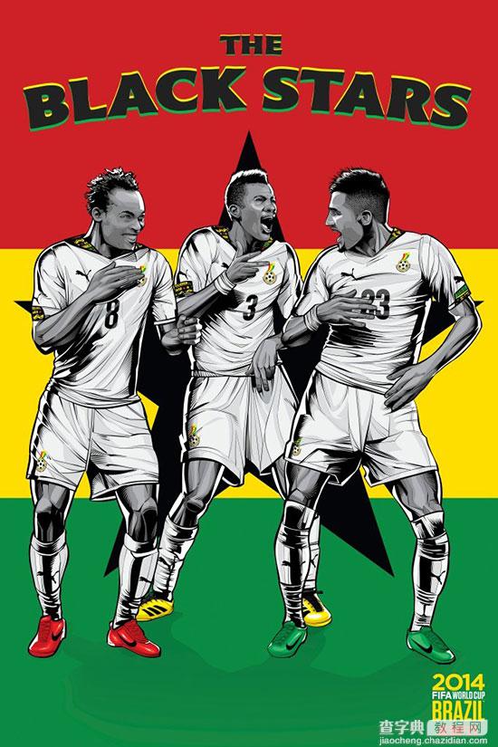 2014年巴西世界杯32强宣传海报设计17