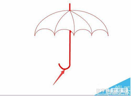 flash怎么绘制一把彩色的雨伞?11