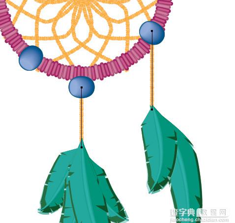 AI绘制文艺漂亮的编制挂件36