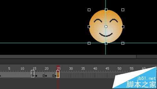 flash怎么制作一个qq表情笑脸哭脸的动画?29