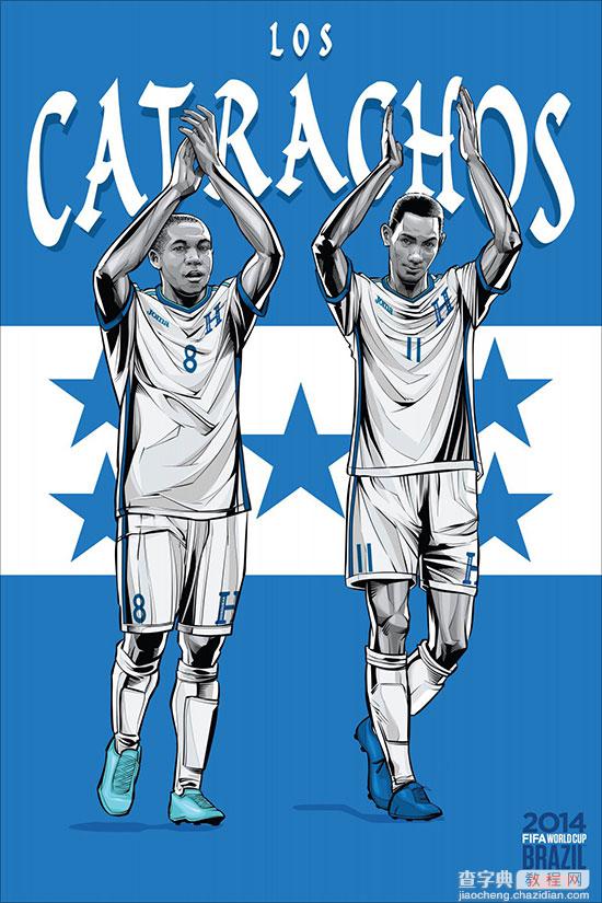 2014年巴西世界杯32强宣传海报设计19