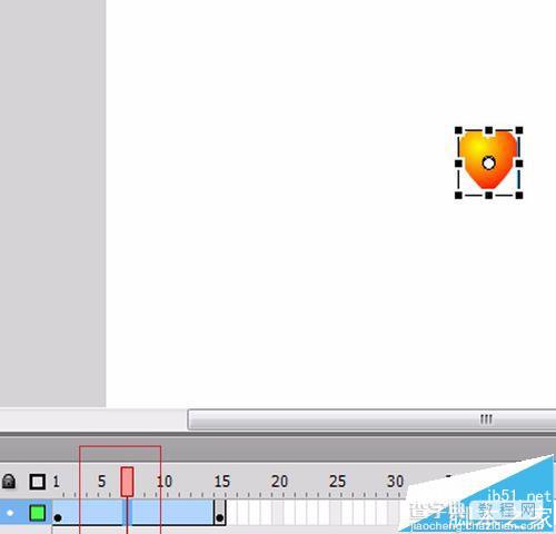 flash怎么做一个不断跳动并缩放小小的心形动画?19
