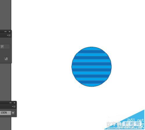 Ai怎么绘制淡蓝色条纹圆球的图标?6