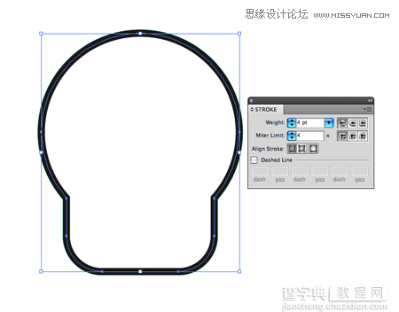 使用Illustrator给滑板添加骷髅头图案效果教程7