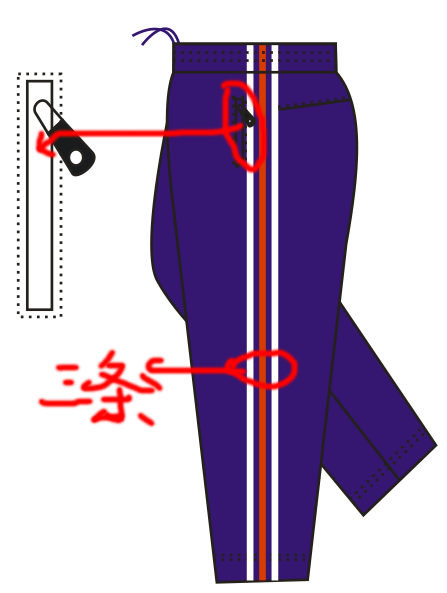CorelDraw教程:绘制裤子造型5