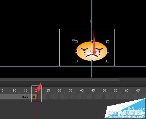 flash怎么制作一个qq表情笑脸哭脸的动画?25