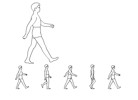 Flash人物走动动画的制作技巧分析3