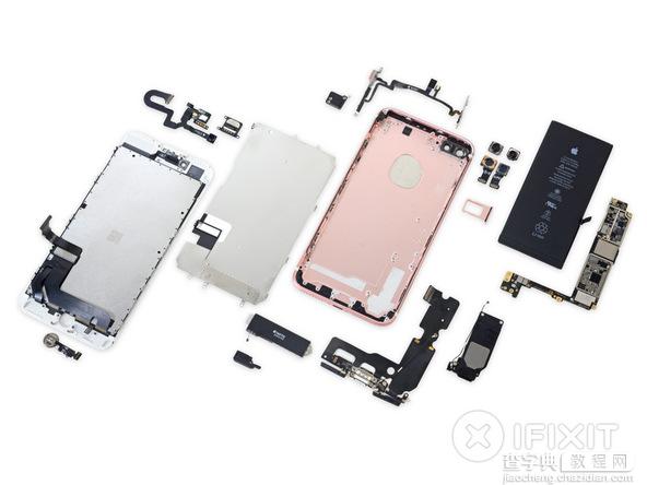 iPhone7 Plus做工如何？苹果iPhone7 Plus玫瑰金色拆机图解评测全过程48