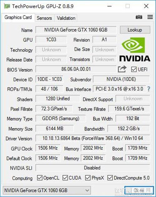 GTX 1060怎么样 NVIDIA GTX1060显卡深度评测(图文)28