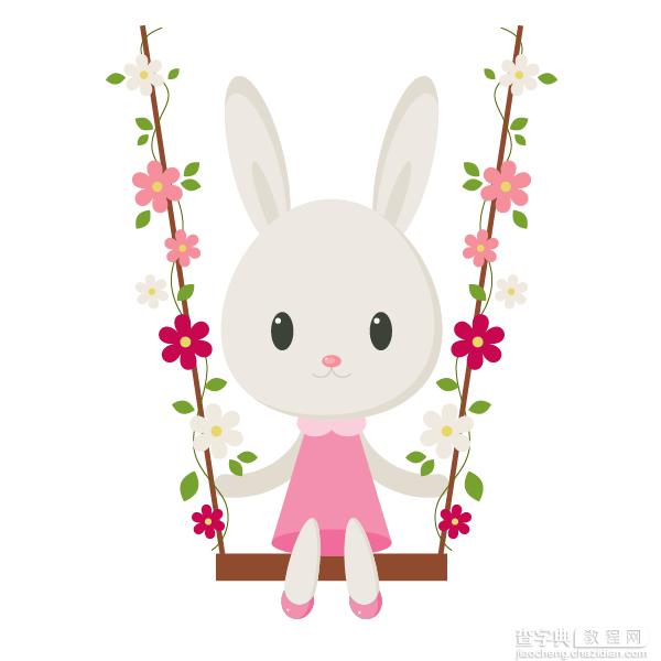 Illustrator(AI)设计打造出一只可爱的情人节兔子实例教程36