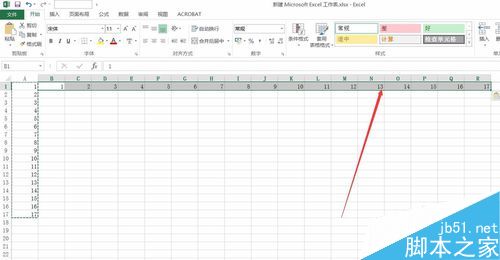 excel2016如何把纵向的数据变为横向?7