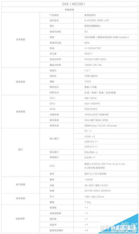 极米投影仪z4x怎么连接使用?2