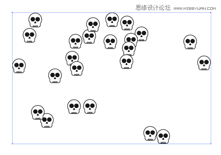 使用Illustrator给滑板添加骷髅头图案效果教程16