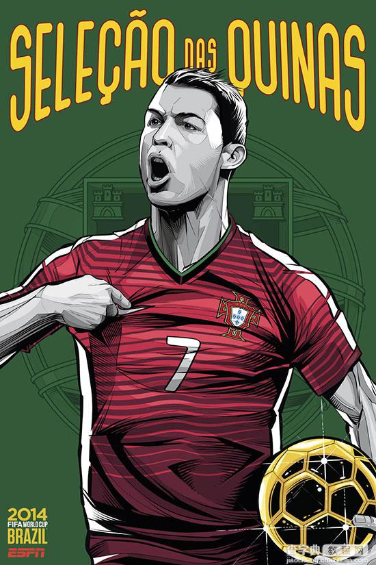 2014年巴西世界杯32强宣传海报设计27