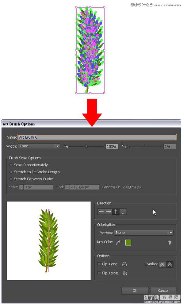 Illustrator(AI)设计绘制精致的圣诞节花环实例教程5