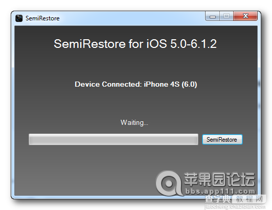 ios苹果刷机恢复神器semi-restore图文使用教程7