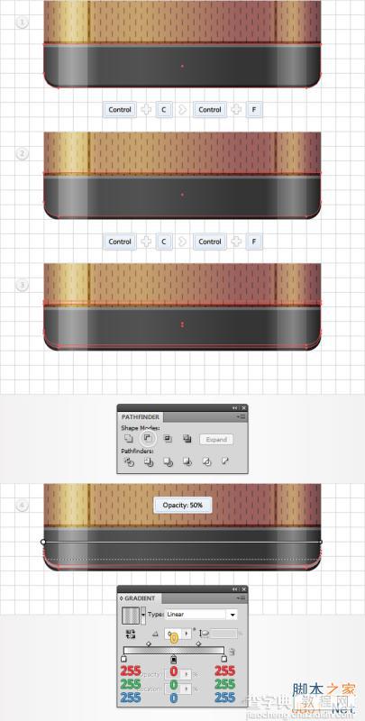Illustrator绘制精致复杂的复古风格打火机图标20