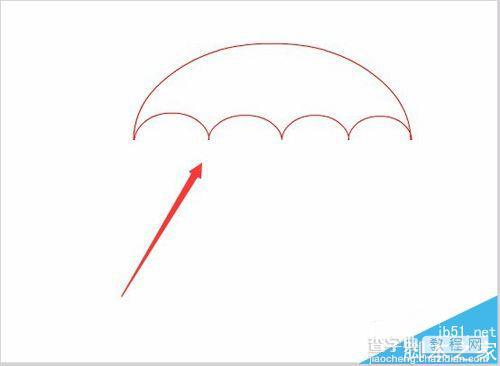 flash怎么绘制一把彩色的雨伞?6