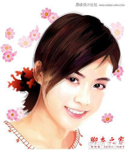 AI网格工具绘制写实美女教程1